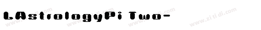 LAstrologyPi Two字体转换